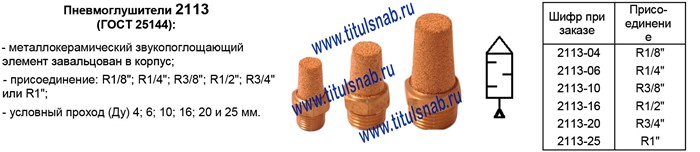 Пневмоглушители 