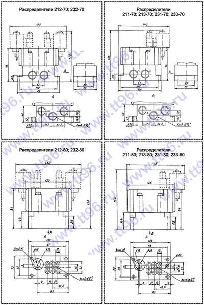 5Р 212-70, 5Р 232-70, 5Р 211-01, 5Р 212-01, 5Р 231-01, 5Р 332-01, 5Р 212-80, 5Р 232-80, 5Р 211-80, 5Р 213-80, 5Р 231-80, 5Р 233-80  Батарейные плиты:  ХХХ-51, ХХХ-61  Концевые плиты для батарейных плит: ХХХ-51, ХХХ-61  Монтажне плиты: ХХХ-11, ХХХ-21