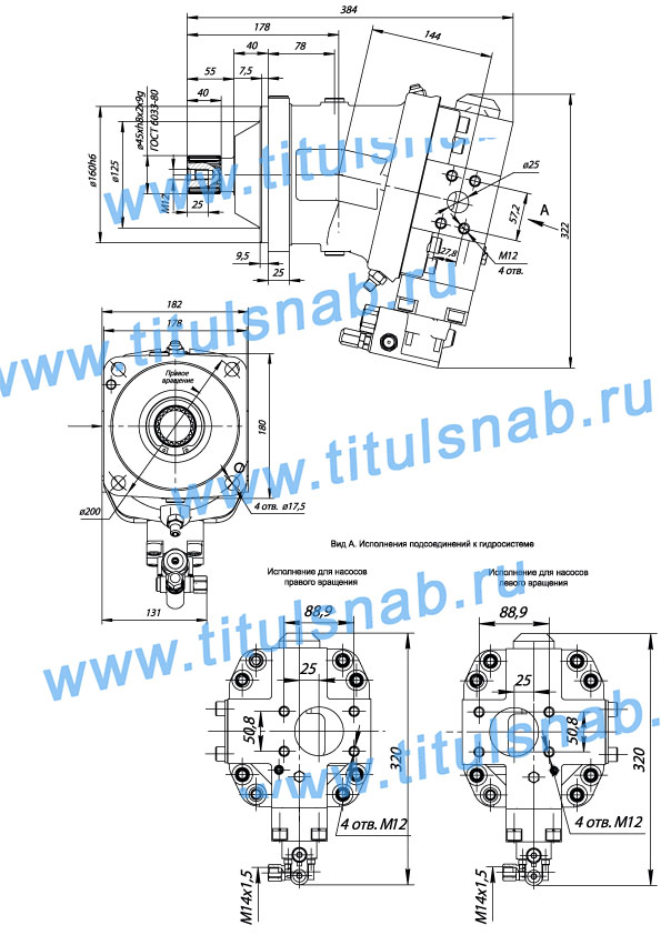 Характеристики НГLS 112/32 Струтура обозначения    Габаритные и присоеденительные размеры   