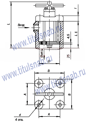 Размеры фильтров 10-80-2, 16-80-2, 25-80-2, 40-80-2, 16-125-2, 25-125-2, 40-125-2, 63-125-2
