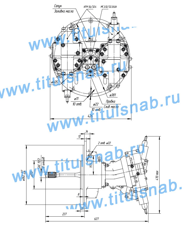 Характеристики АН 133.56/32 Струтура обозначения    Габаритные и присоеденительные размеры